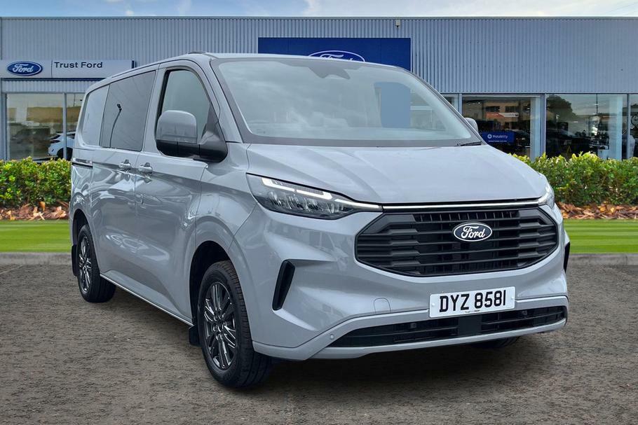 Ford Transit Custom 320 Limited L1 Swb Double Cab In Van Fwd 2.0 Ecobl Grey