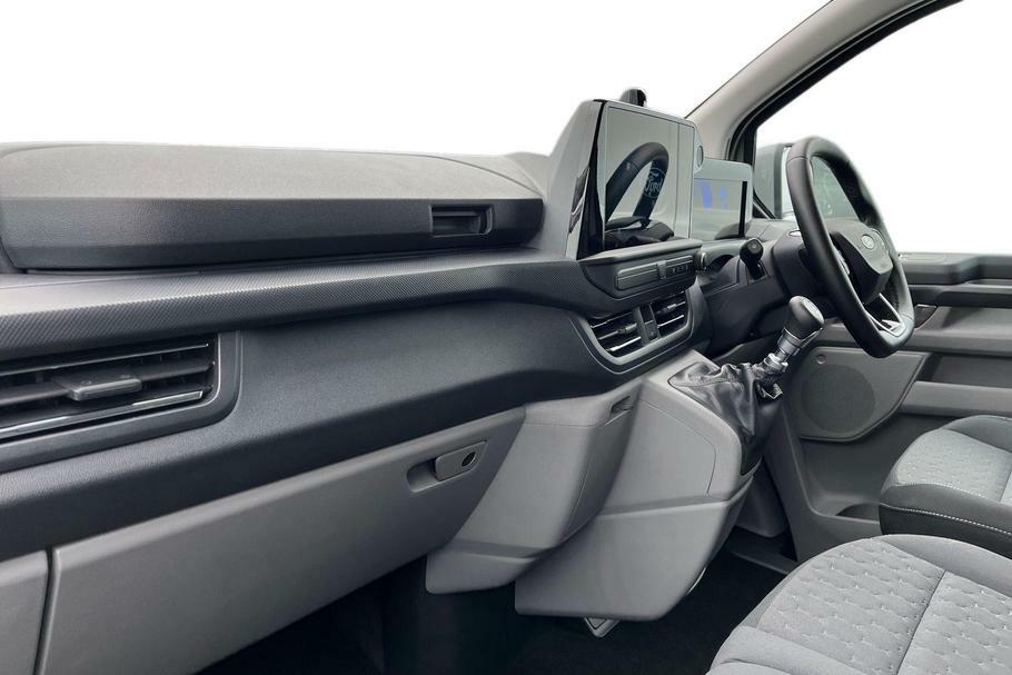 Ford Transit Custom 320 Limited L1 Swb Double Cab In Van Fwd 2.0 Ecobl DYZ8581 Grey #3