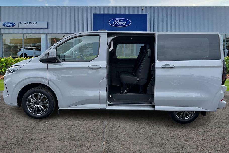 Ford Transit Custom 320 Limited L1 Swb Double Cab In Van Fwd 2.0 Ecobl DYZ8581 Grey #5