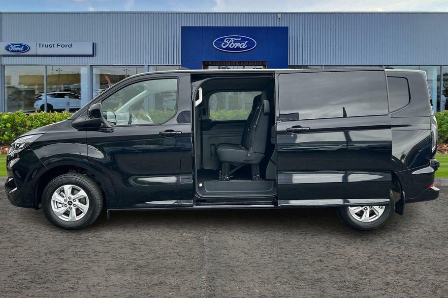 Ford Transit Custom 320 Limited L2 Lwb Double Cab In Van Fwd 2.0 Ecobl YM75BZO Black #5