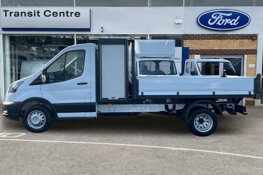 Ford Transit Custom 350 Leader L3 Lwb Single Cab Tool Pod Tipper Rwd 2 WN26XUE White #4