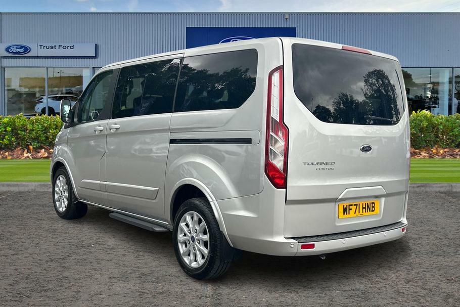 Ford Tourneo Custom 320 Titanium L1 Swb 8 Seat Minibus Fwd 2.0 Ecoblue Silver #2