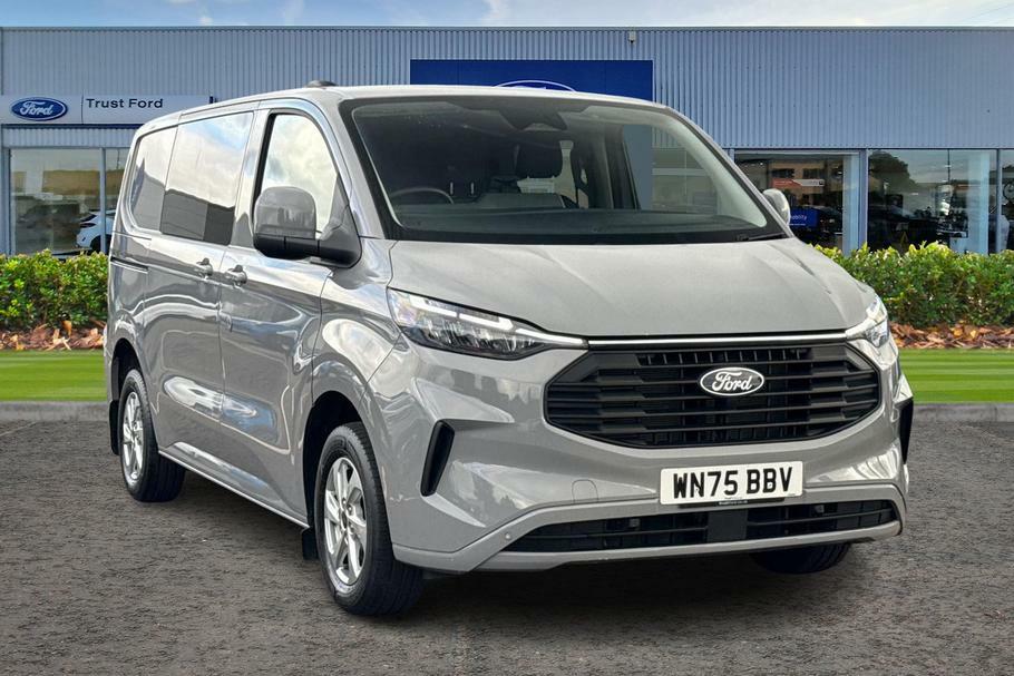 Ford Transit Custom 320 Limited L1 Swb Double Cab In Van 2.0 Ecob Grey