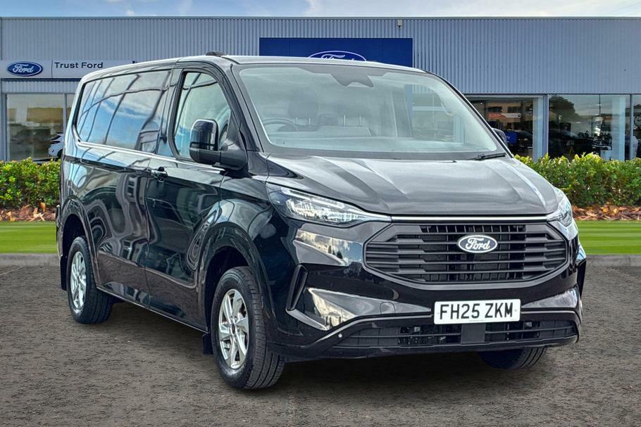 Ford Transit Custom 320 Limited L1 Swb Fwd 2.0 Ecoblue 136Ps Low Black