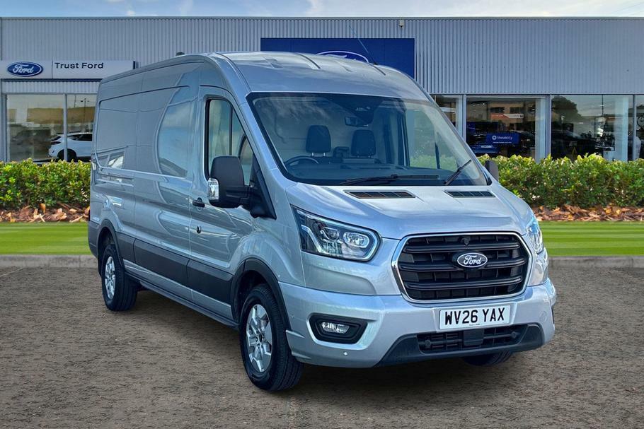 Ford Transit Custom 350 Limited L3 H2 Lwb Medium Roof Fwd 2.0 Ecoblue Silver