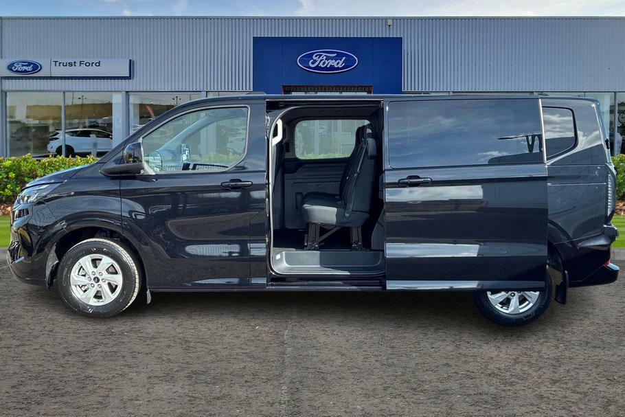 Ford Transit Custom 320 Limited L2 Lwb Double Cab In Van 2.0 Ecoblue 1 YM75BZY Black #5