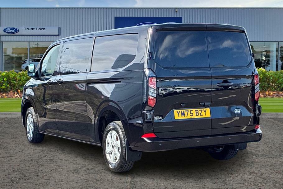Ford Transit Custom 320 Limited L2 Lwb Double Cab In Van 2.0 Ecoblue 1 YM75BZY Black #2