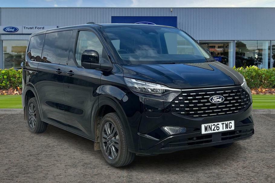 Ford Tourneo Custom 340 Titanium L1 Swb 9 Seat Minibus Fwd 2.5 Ph Black
