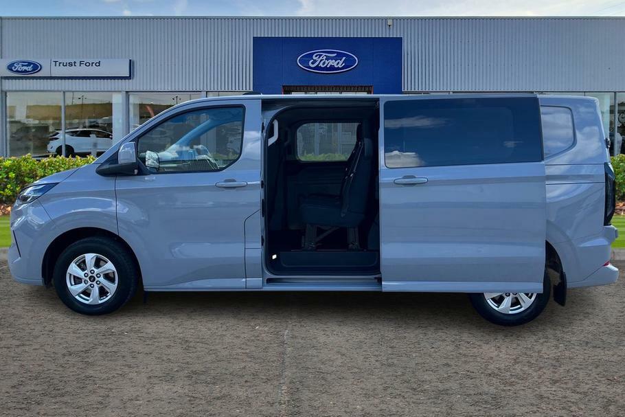Ford Transit Custom 320 Limited L2 Lwb Double Cab In Van Fwd 2.0 Grey #5