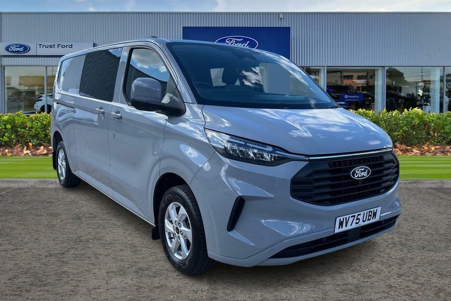 Ford Transit Custom 320 Limited L2 Lwb Double Cab In Van Fwd 2.0 Grey