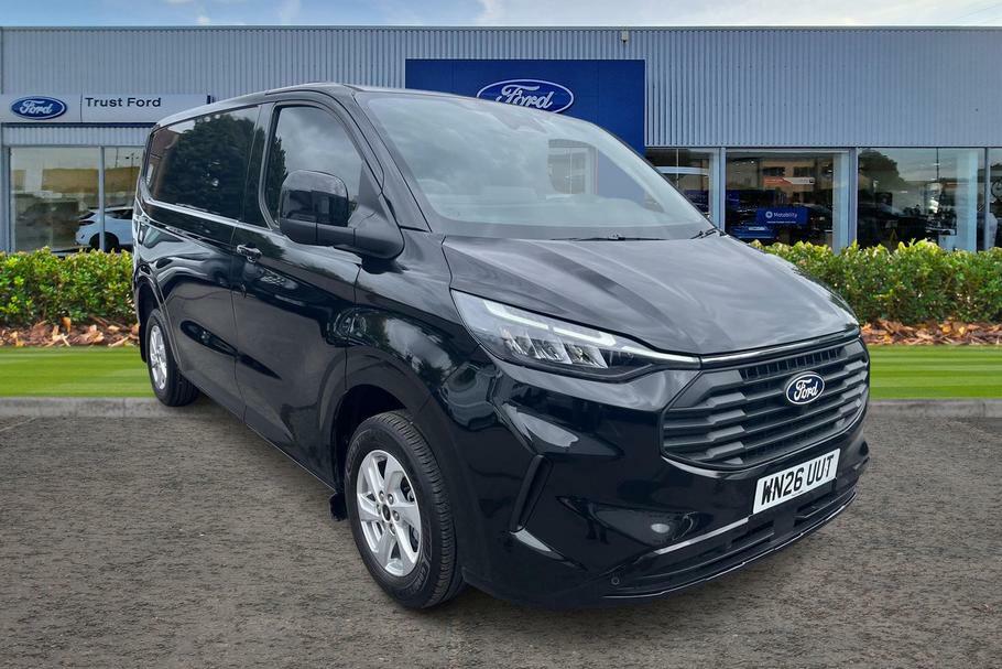 Ford Transit Custom 320 Limited L1 Swb Fwd 2.0 Ecoblue 136Ps Low Black