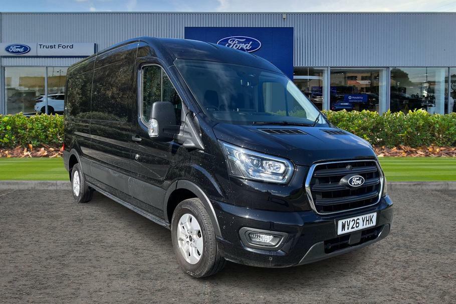 Ford Transit Custom 350 Limited L3 H2 Lwb Medium Roof Fwd 2.0 Ecoblue Black