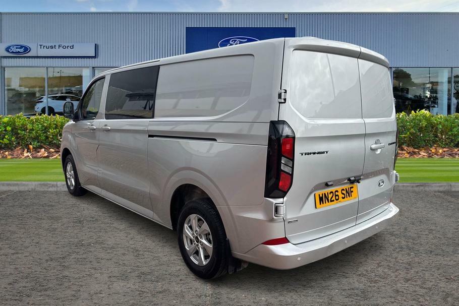 Ford Transit Custom 320 Limited L2 Lwb Double Cab In Van Fwd 2.5 Silver #2