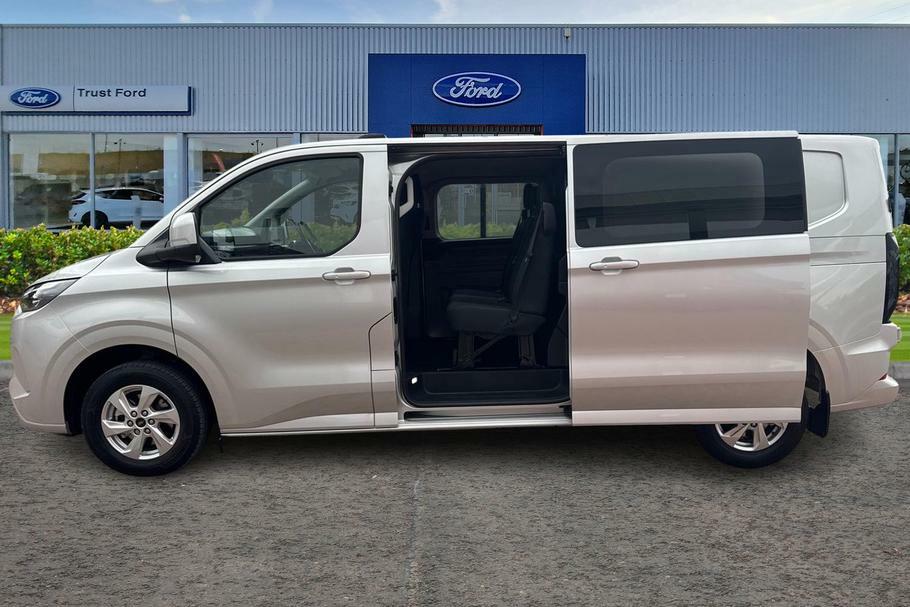 Ford Transit Custom 320 Limited L2 Lwb Double Cab In Van Fwd 2.5 Silver #5