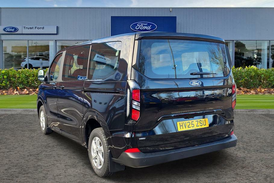 Ford Tourneo Custom 340 Zetec L1 Swb 9 Seat Minibus Fwd 2.5 Phev Black #2