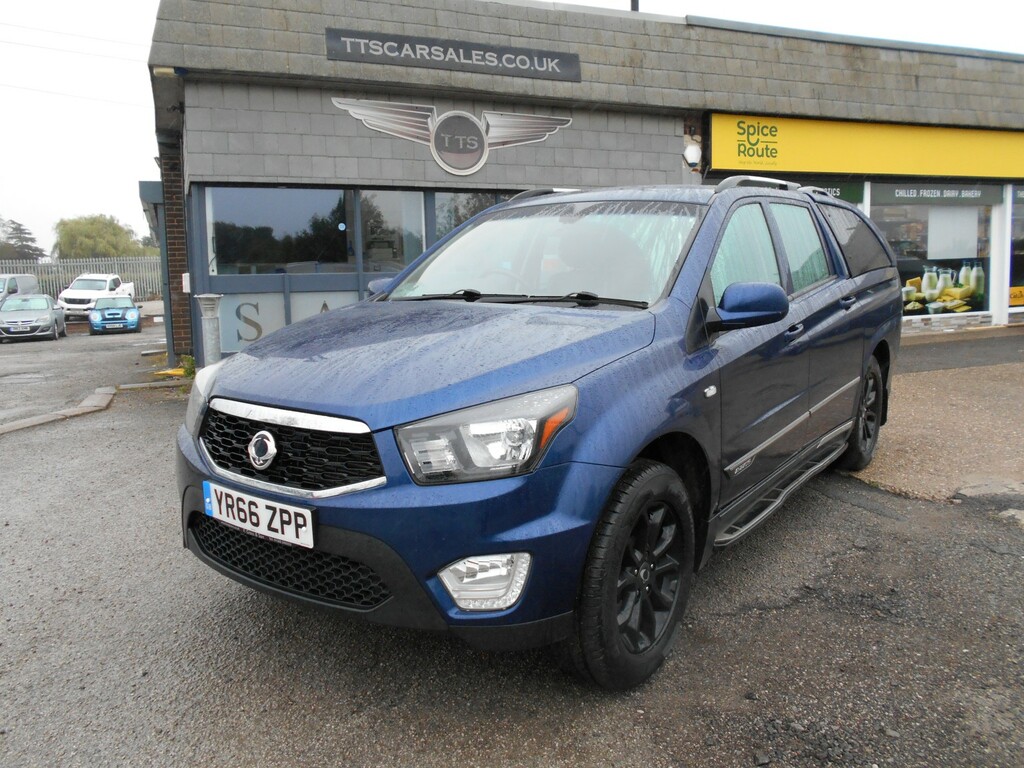 SsangYong Musso Pickup 2.2 D Ex No Vat Canopy Top 201666 Blue