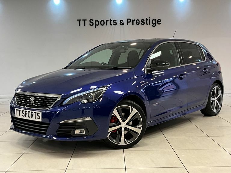 Peugeot 308 1.2 Puretech 130 Gt Line 5Dr, 18 Alloys, Panorami Blue