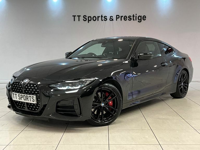 BMW 4 Series 420D M Sport Gran Coupe White #1