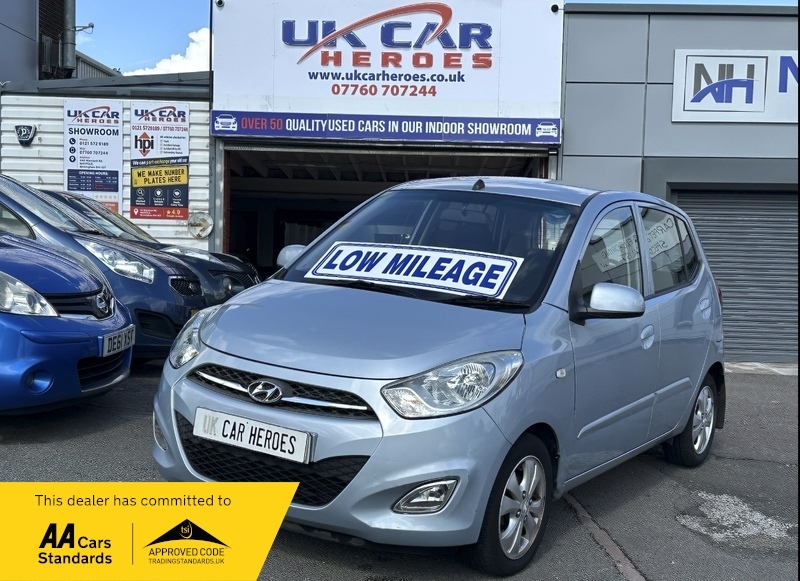 Hyundai I10 20 Tax Active 1.2 Silver