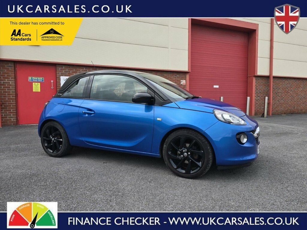 Vauxhall Adam 1.2L Energised YE68BXR Blue