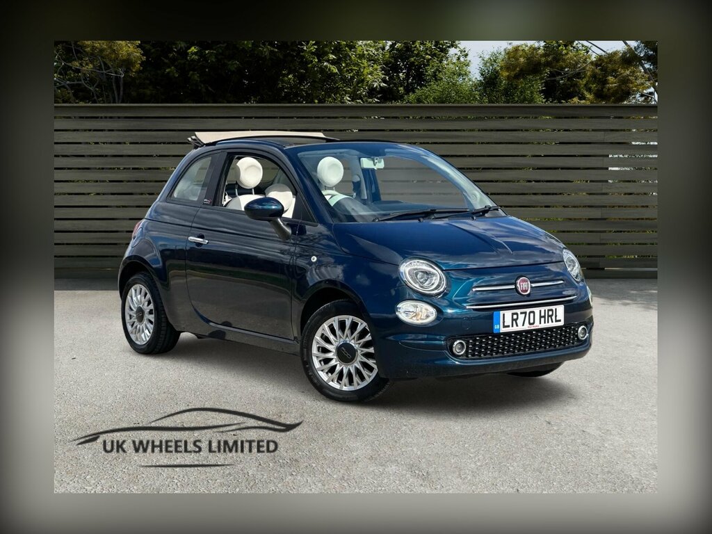 Fiat 500C 1.2 Lounge Dualogic Euro 6 Ss Blue