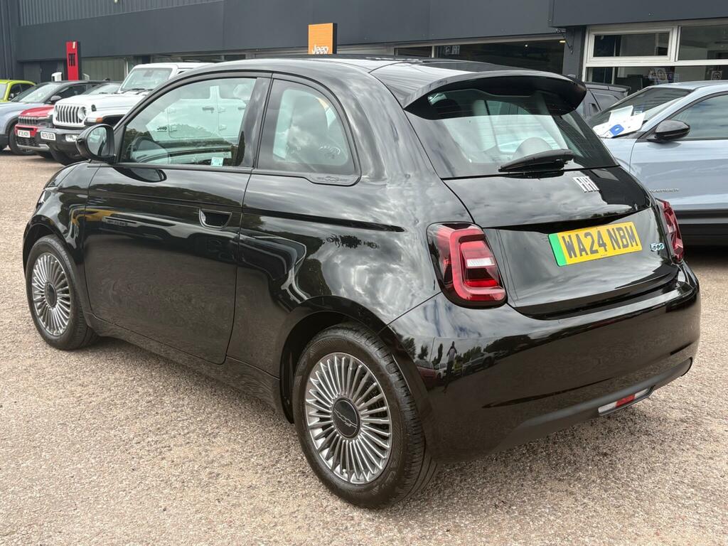 Fiat 500E 42Kwh Auto 3dr Black #4