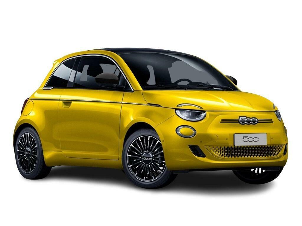 Fiat 500E 42Kwh La Prima Yellow