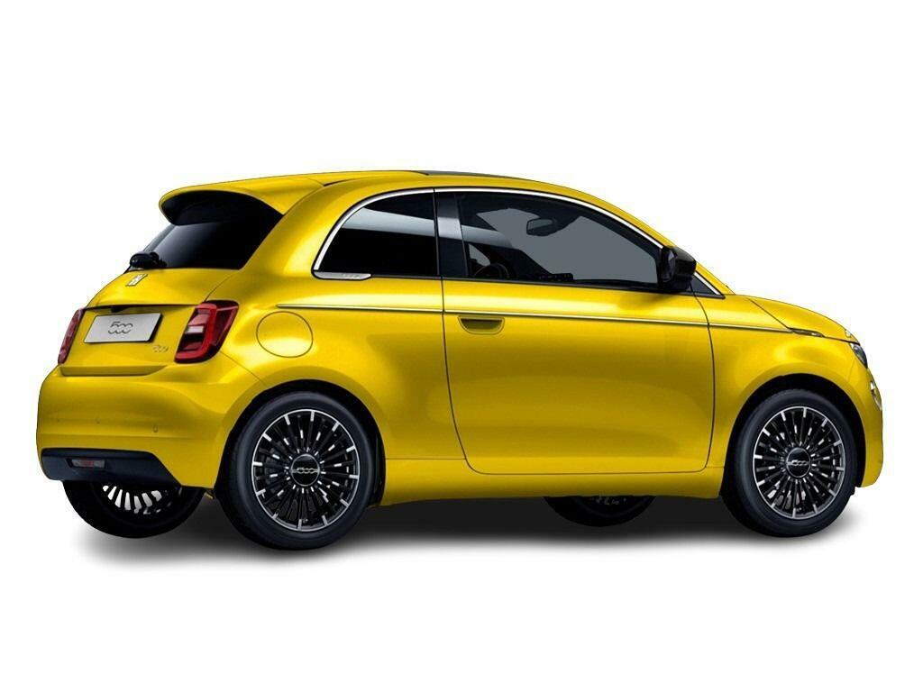 Fiat 500E 42Kwh La Prima Yellow #2