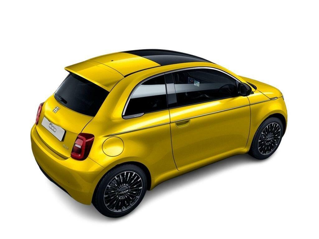 Fiat 500E 42Kwh La Prima Yellow #3