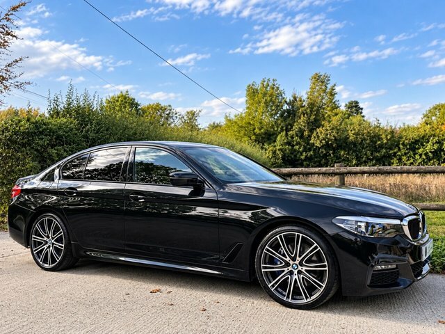 BMW 5 Series 530D M Sport Saloon Black #3