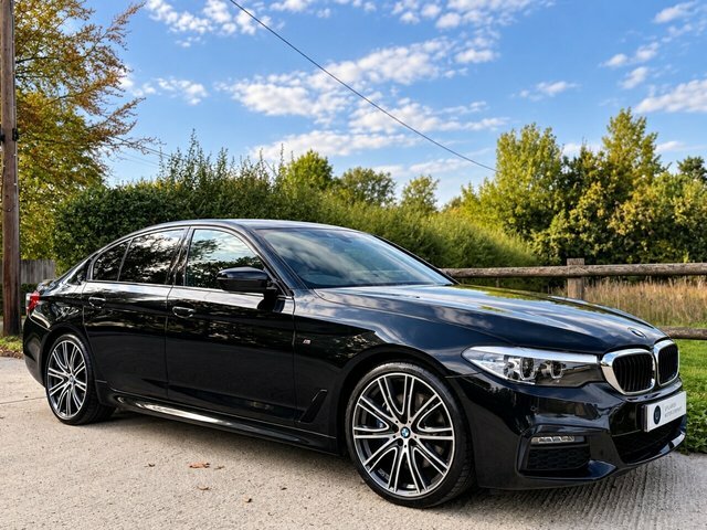 BMW 5 Series 530D M Sport Saloon Black #2