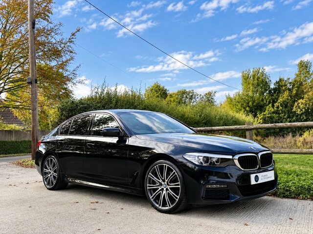 BMW 5 Series 530D M Sport Saloon Black #6