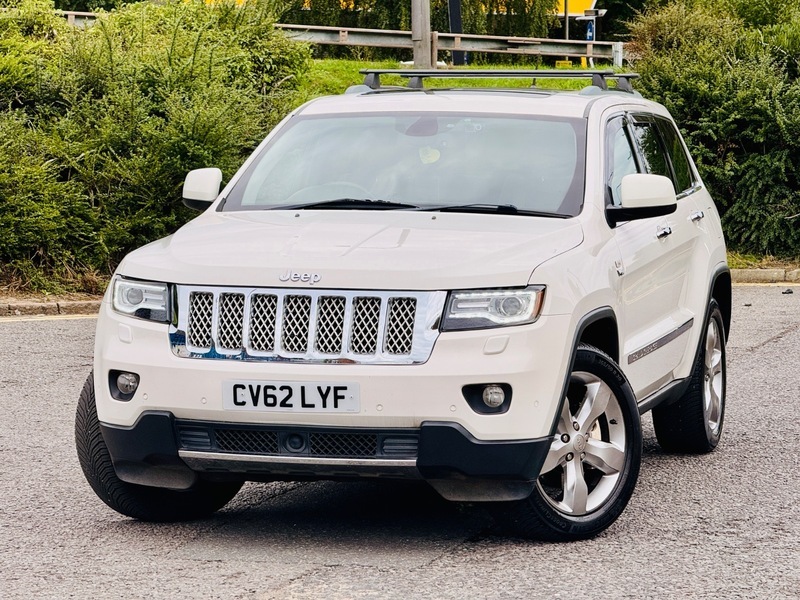 Jeep Grand Cherokee V6 Crd Overland White #2