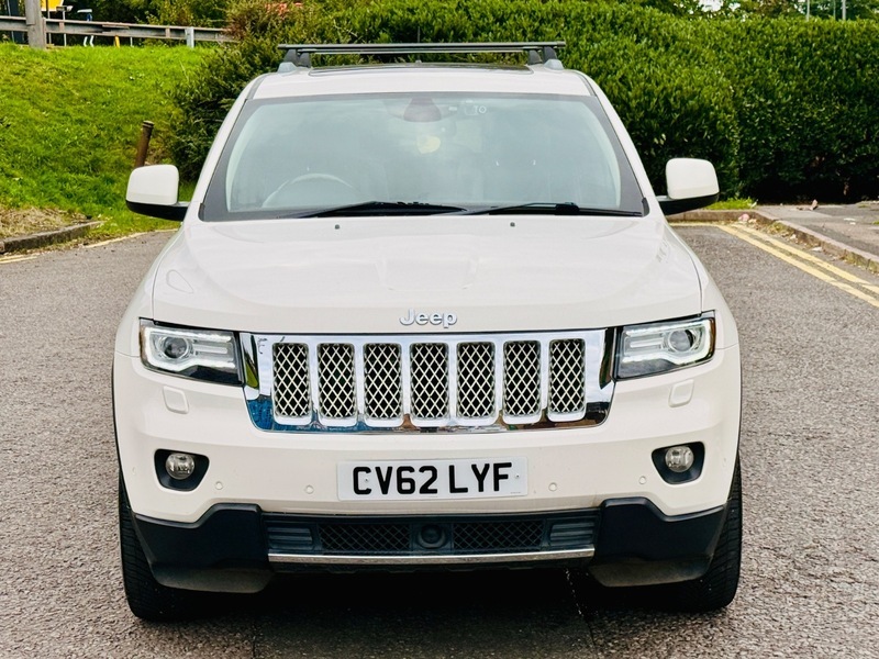 Jeep Grand Cherokee V6 Crd Overland White #4