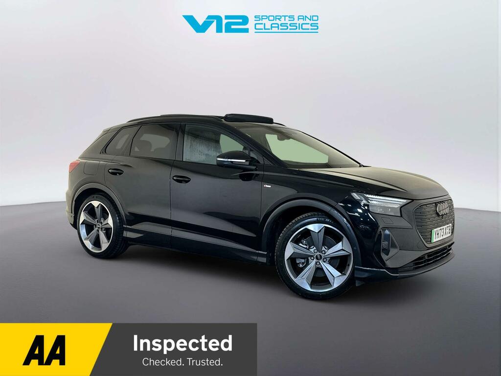 Audi Q4 E Tron 50 Black Edition Suv Quattro 82K Black