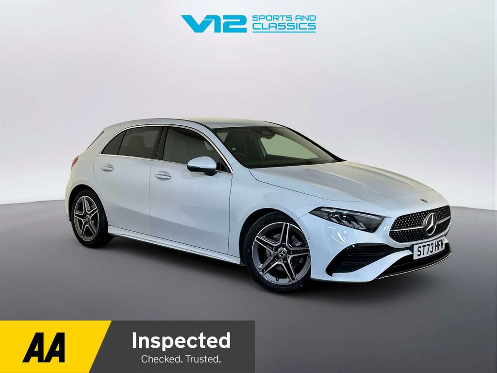 Mercedes-Benz A Class 2.0 A200d Amg Line Executive Hatchback Diese White