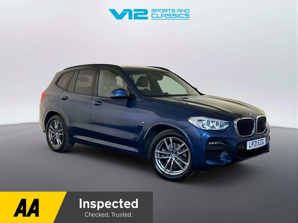 BMW X3 2.0 20D Mht M Sport Suv Hybrid Xdr Blue