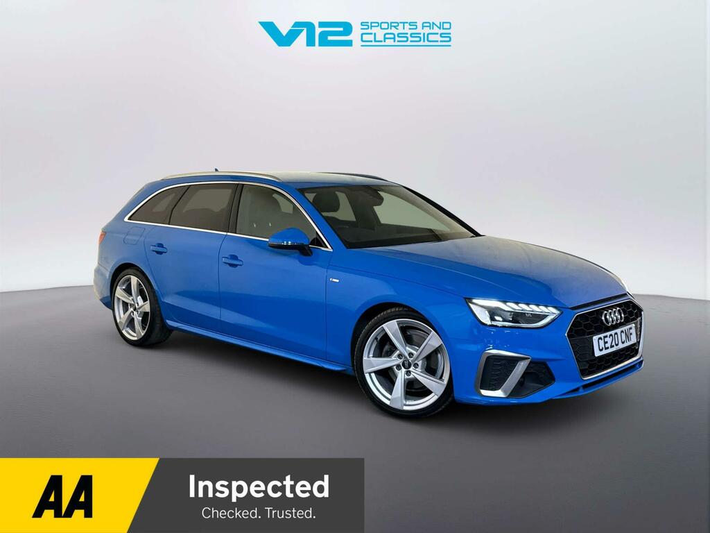 Audi A4 Avant 2.0 Tdi 35 S Line Estate S Tronic Euro Blue