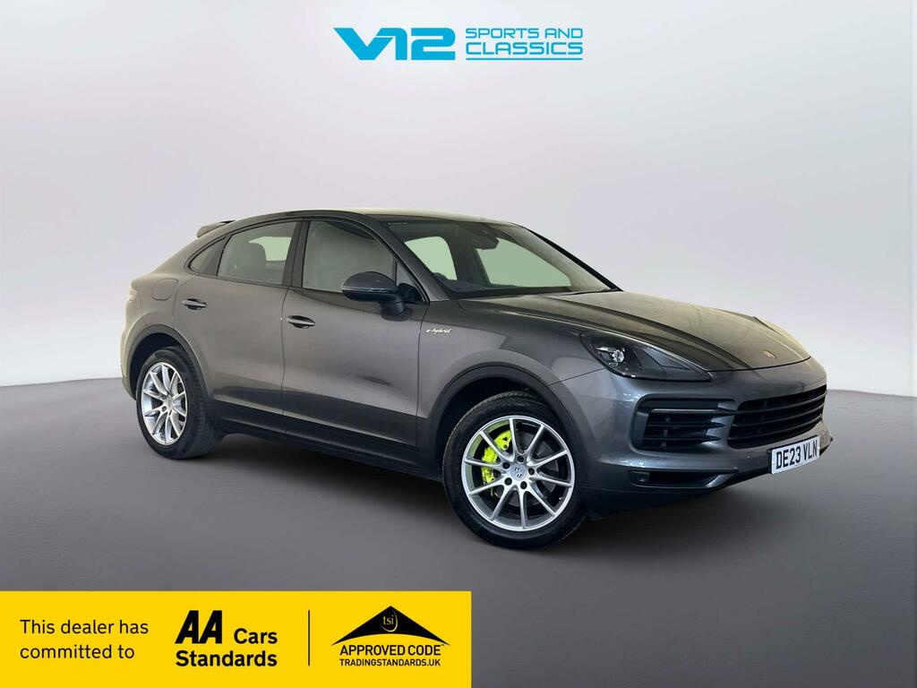 Porsche Cayenne 3.0 V6 E-hybrid 17.9Kwh Coupe Plug-in H Grey