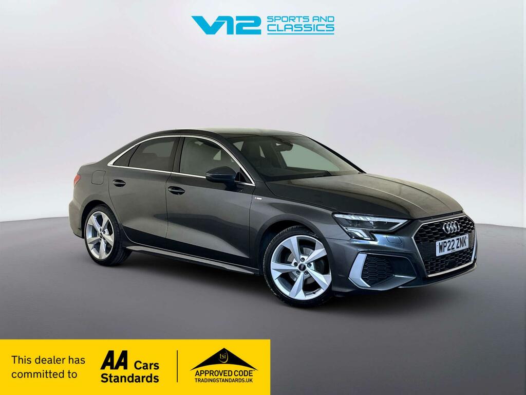 Audi A3 1.0 Tfsi 30 S Line Saloon S Tronic Euro Grey