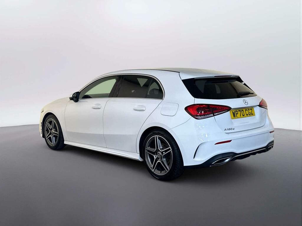 Mercedes-Benz A Class 1.5 A180d Amg Line Hatchback 7G-dct Eur White #6