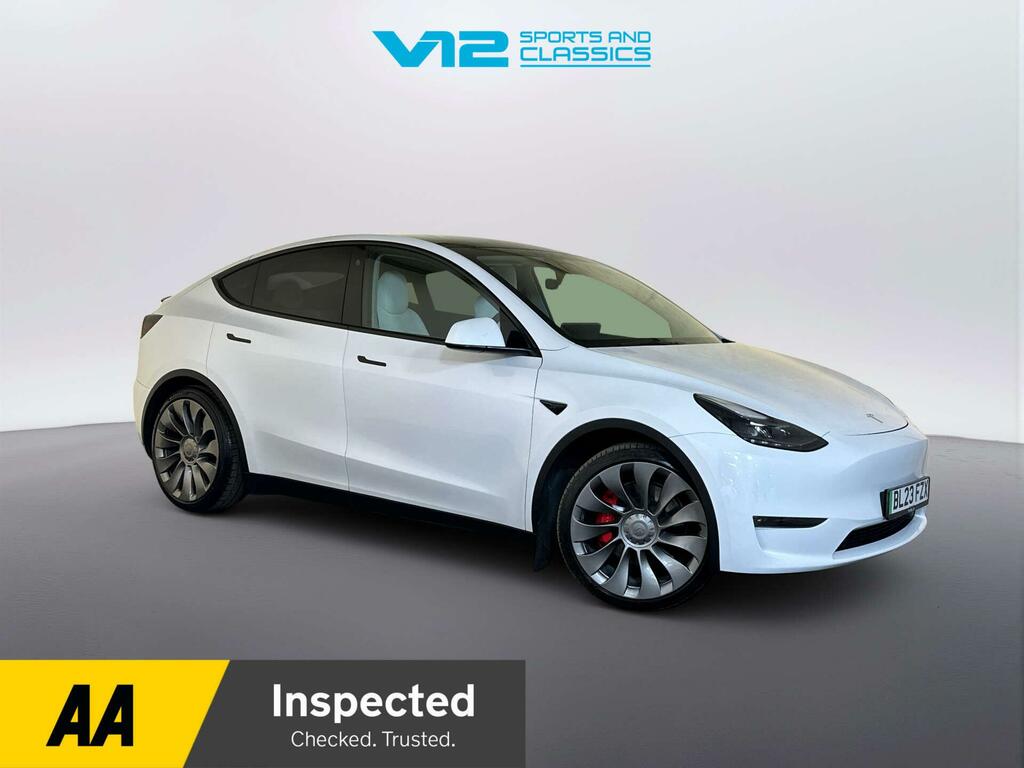 Tesla Model Y Dual Motor Performance Suv 4Wd White
