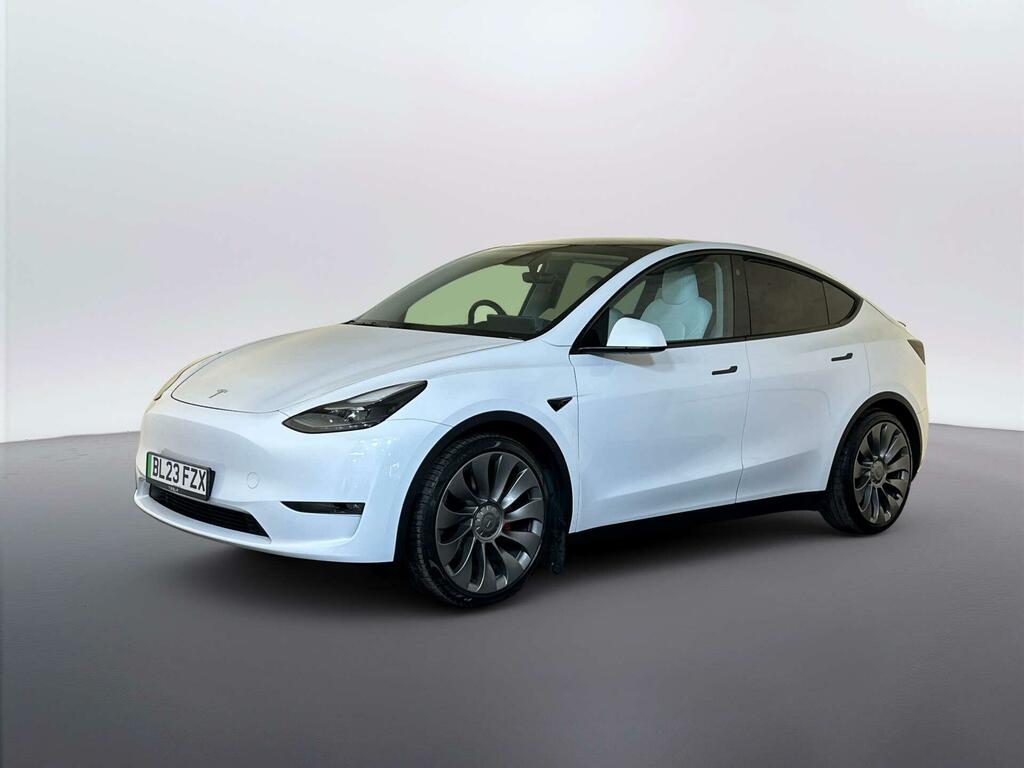 Tesla Model Y Dual Motor Performance Suv 4Wd White #4