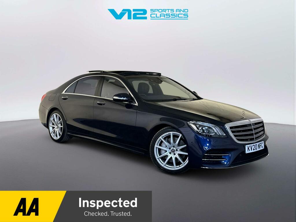 Mercedes-Benz S Class 3.0 S560le V6 Eq Power Amg Line Executive Saloon Blue