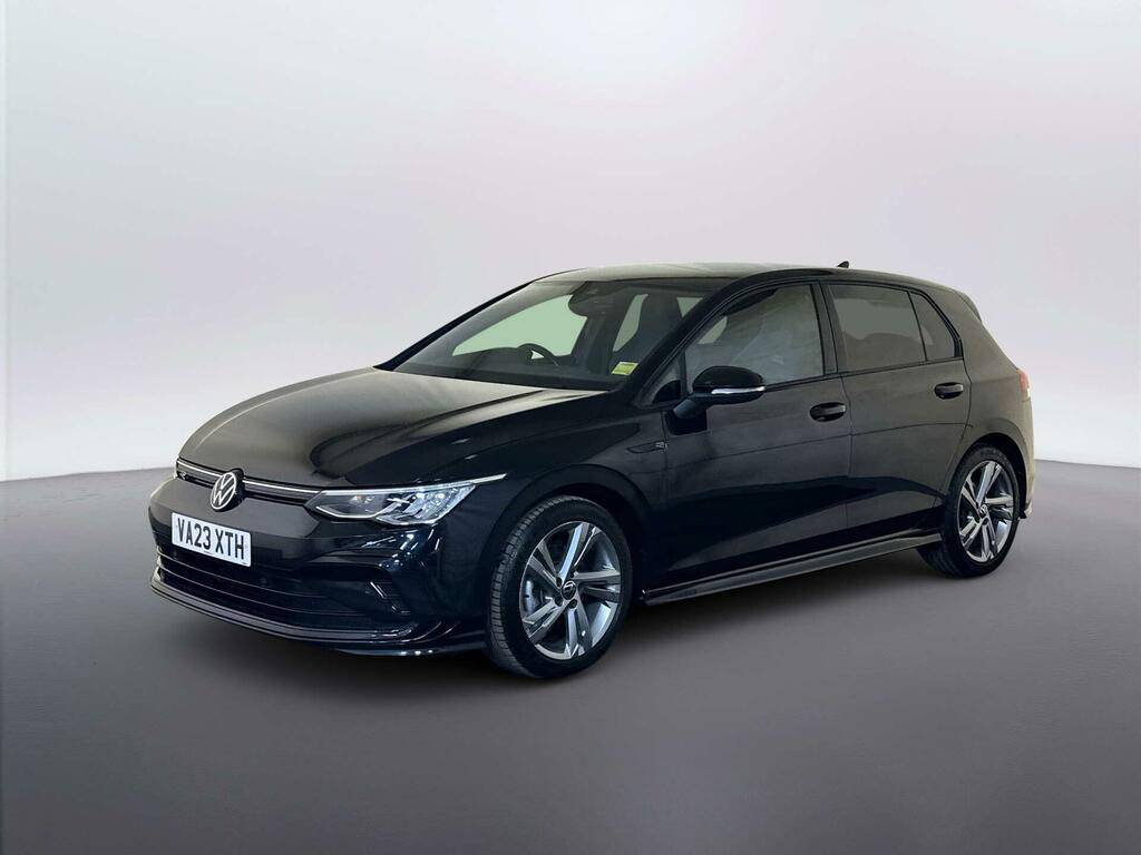 Volkswagen Golf 1.5 Etsi Mhev R-line Hatchback Hybrid D Black #4