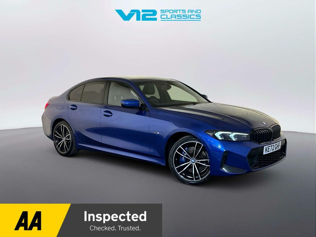 BMW 3 Series 2.0 330E 12Kwh M Sport Saloon Plug-in H Blue