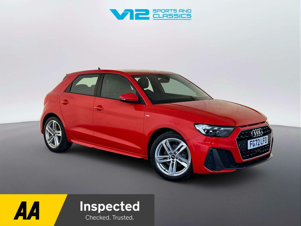 Audi A1 1.0 Tfsi 30 S Line Sportback S Tronic E Red