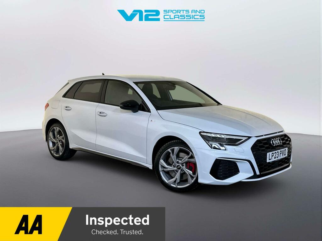 Audi A3 1.4 Tfsie 45 S Line Competition Sportback Petr White