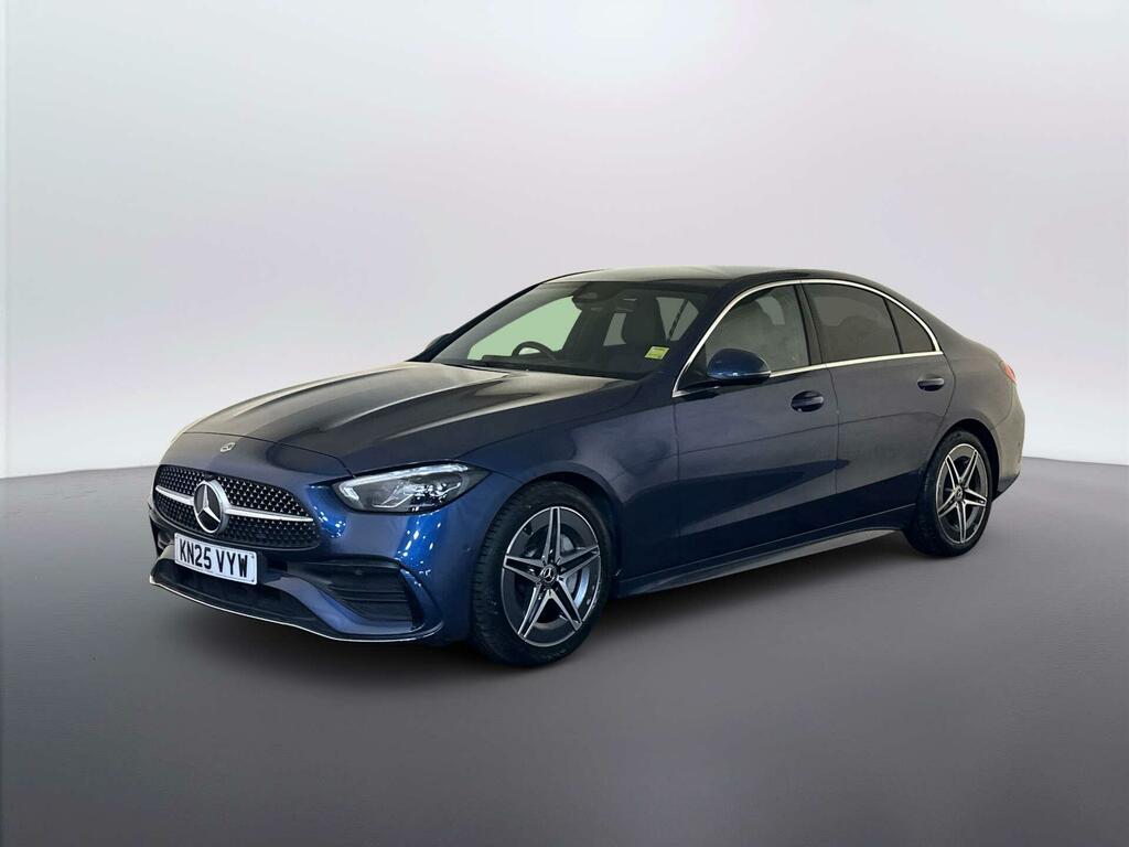 Mercedes-Benz C Class 1.5 C200h Mhev Amg Line Saloon Hybrid G Blue #4