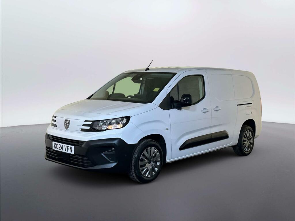 Peugeot Partner 1.5 Bluehdi 950 Asphalt Long Panel Van 6Dr White #4
